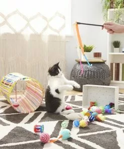 Frisco Plush, Teaser, Ball & Tunnel Variety Pack Cat Toy with Catnip, 25 count -Dog Cat Corner 169688 PT2. SY630 V1573680532