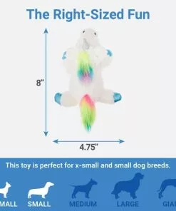 Frisco Mythical Mates Plush Squeaking Unicorn Dog Toy -Dog Cat Corner 174689 PT1. SY630 V1574719127