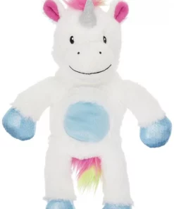 Frisco Plush with Inside Rope Squeaking Unicorn Dog Toy