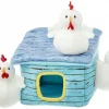 Frisco Hide & Seek Plush Chicken Coop Puzzle Dog Toy -Dog Cat Corner 174755 Main. SY630 V1572616725