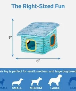 Frisco Hide & Seek Plush Chicken Coop Puzzle Dog Toy -Dog Cat Corner 174755 PT1. SY630 V1575299433