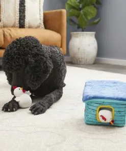 Frisco Hide & Seek Plush Chicken Coop Puzzle Dog Toy -Dog Cat Corner 174755 PT3. SY630 V1575298471