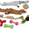 Frisco Rope, Plush, & TPR Bundle Dog Toy, 10-Pack -Dog Cat Corner 177846 MAIN. SY630 V1605660127