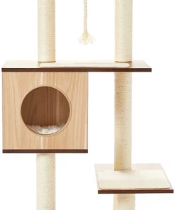 Frisco 47.5-in Modern Cat Tree & Condo -Dog Cat Corner 177904 PT3. SY630 V1584452582
