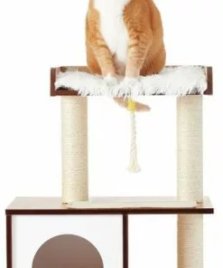 Frisco 28.5-in Modern Cat Tree & Condo 12 Frisco 28.5-in Modern Cat Tree & Condo -Dog Cat Corner 177907 PT4. SY630 V1584453118