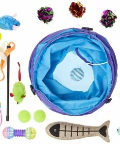Frisco Plush, Teaser, Ball & Tri-Tunnel Variety Pack Cat Toy with Catnip, 20 count 6 Frisco Plush, Teaser, Ball & Tri-Tunnel Variety Pack Cat Toy with Catnip, 20 count -Dog Cat Corner 178161 PT1. SY630 V1573680520