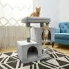 Frisco 33-in Faux Fur Cat Tree & Condo -Dog Cat Corner 180389 MAIN. SY630 V1584451115