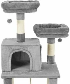 Frisco 59-in Faux Fur Cat Tree & Condo 12 Frisco 59-in Faux Fur Cat Tree & Condo -Dog Cat Corner 180392 PT2. SY630 V1584452444