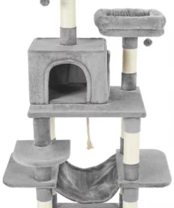 Frisco 59-in Faux Fur Cat Tree & Condo 14 Frisco 59-in Faux Fur Cat Tree & Condo -Dog Cat Corner 180392 PT4. SY630 V1584453088