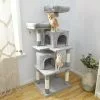 Frisco 61-in Faux Fur Cat Tree & Condo -Dog Cat Corner 180395 MAIN. SY630 V1584451607