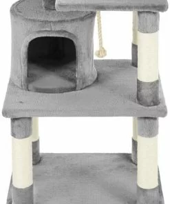 Frisco 61-in Faux Fur Cat Tree & Condo -Dog Cat Corner 180395 PT3. SY630 V1584452644
