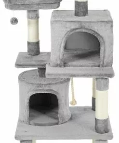 Frisco 61-in Faux Fur Cat Tree & Condo -Dog Cat Corner 180395 PT4. SY630 V1584453066