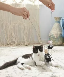 Frisco Dapper & Flapper Bouncy Mouse Cat Toy, 2 pack -Dog Cat Corner 183251 PT2. SY630 V1573748302