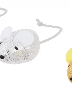 Frisco Sparkle Mice Cat Toy with Catnip, 3-pack