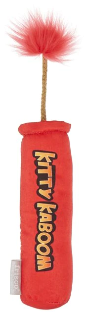 Frisco Crinkle Kitty Kaboom Kicker Cat Toy with Catnip 3 Frisco Crinkle Kitty Kaboom Kicker Cat Toy with Catnip