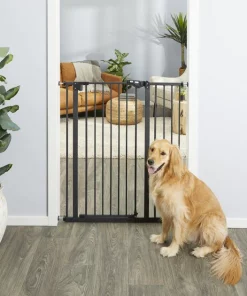 Frisco Steel Extra Tall Auto-Close Dog Gate, 41-in Height