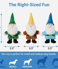 Frisco Mythical Mates Gnome Plush Squeaking Dog Toy -Dog Cat Corner 204507 PT1. SY630 V1587474444