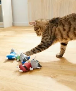 Frisco Mythical Mates Viking Mice Cat Toy with Catnip -Dog Cat Corner 204523 PT2. SY630 V1583271336