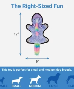 Frisco Mythical Mates Flat Plush Squeaking Unicorn Dog Toy -Dog Cat Corner 204559 PT1. SY630 V1587474421