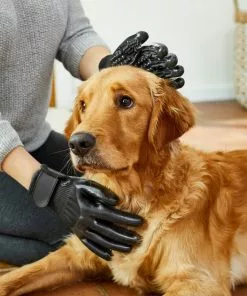 Frisco Dog & Cat Deshedding & Grooming Gloves, Black -Dog Cat Corner 206842 PT5. SY630 V1610766542