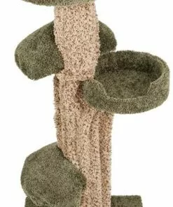 Frisco 49-in Tree-Shaped Real Carpet Wooden Cat Tree -Dog Cat Corner 208944 PT3. SY630 V1647632803