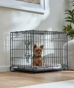 Frisco Gray Basket Weave Dog Crate Mat -Dog Cat Corner 210230 PT5. SY630 V1657656293