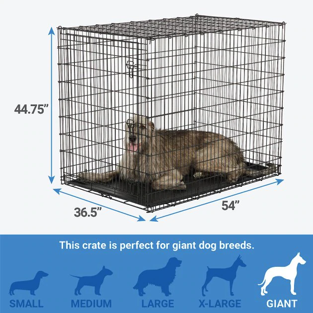 Frisco XX-Large Heavy Duty Single Door Wire Dog Crate, 54 inch 4 Frisco XX-Large Heavy Duty Single Door Wire Dog Crate, 54 inch - Image 2