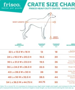 Frisco XX-Large Heavy Duty Single Door Wire Dog Crate, 54 inch 9 Frisco XX-Large Heavy Duty Single Door Wire Dog Crate, 54 inch -Dog Cat Corner 210677 PT2. SY630 V1579560496