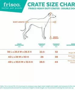 Frisco Heavy Duty Fold & Carry Double Door Collapsible Wire Dog Crate & Mat Kit 12 Frisco Heavy Duty Fold & Carry Double Door Collapsible Wire Dog Crate & Mat Kit -Dog Cat Corner 212616 PT2. SY630 V1596031576