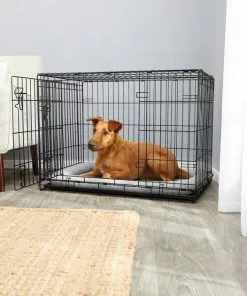 Frisco Heavy Duty Fold & Carry Double Door Collapsible Wire Dog Crate & Mat Kit 17 Frisco Heavy Duty Fold & Carry Double Door Collapsible Wire Dog Crate & Mat Kit -Dog Cat Corner 212616 PT7. SY630 V1580155770