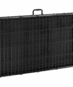 Frisco Fold & Carry Double Door Collapsible Wire Dog Crate & Mat Kit -Dog Cat Corner 212631 PT6. SY630 V1580155676