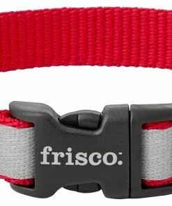 Frisco Solid Polyester Reflective Dog Collar -Dog Cat Corner 212775 PT3. SY630 V1586878940