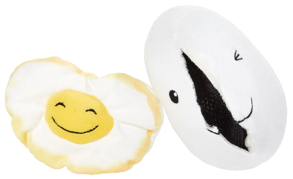Frisco Plush Squeaking 2-in-1 Tearable Egg & Yolk Dog Toy 3 Frisco Plush Squeaking 2-in-1 Tearable Egg & Yolk Dog Toy