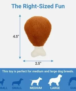 Frisco Hide & Seek Plush Chicken & Waffle Puzzle Dog Toy Refills, 3-Pack -Dog Cat Corner 213800 PT1. SY630 V1597156269