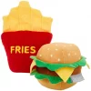 Frisco Plush Burger & Fries Dog Toy, 2-Pack -Dog Cat Corner 213822 MAIN. SY630 V1590069376