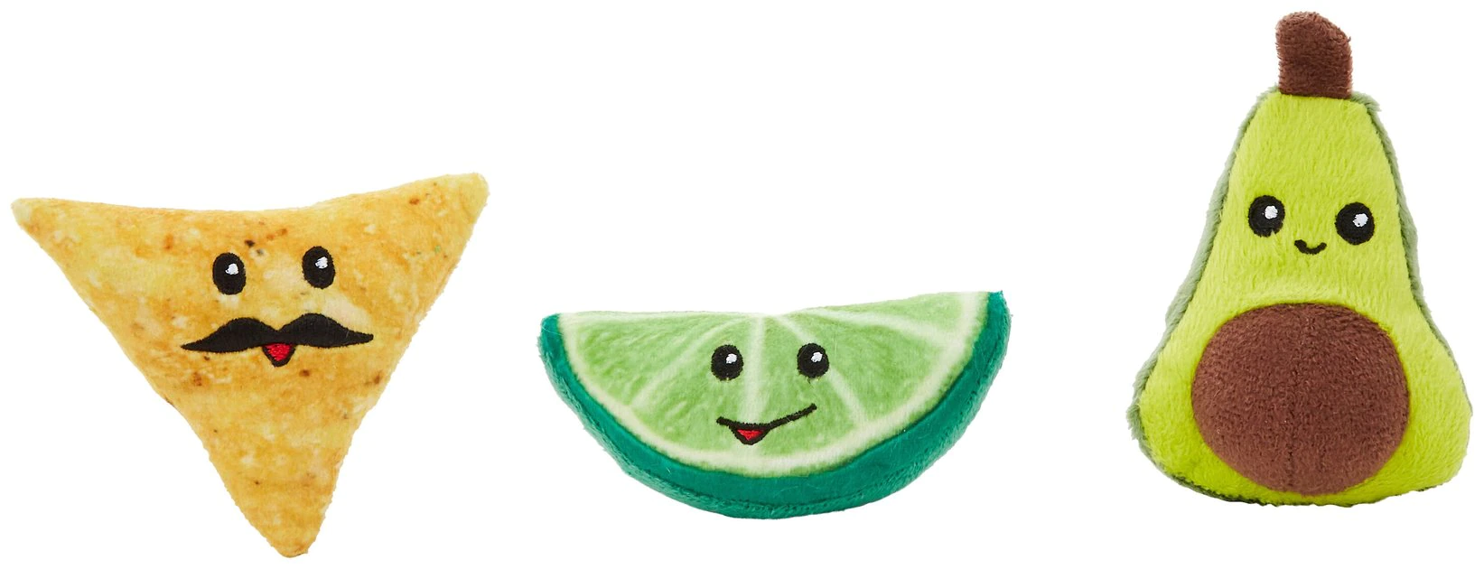 Frisco Hide & Seek Plush Guacamole Dog Toy Refills, 3-pack 3 Frisco Hide & Seek Plush Guacamole Dog Toy Refills, 3-pack