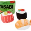 Frisco Plush Sushi Cat Toy with Catnip, Small, 4 count -Dog Cat Corner 213910 MAIN. SY630 V1590069698