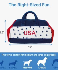 Frisco Hide-and-Seek USA Gym Bag Dog Toy 9 Frisco Hide-and-Seek USA Gym Bag Dog Toy -Dog Cat Corner 214078 PT1. SY630 V1597078573