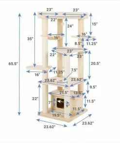 Frisco 65-in XXL Heavy Duty Cat Tree -Dog Cat Corner 214391 PT1. SY630 V1603959798
