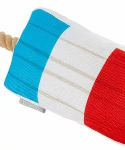 Frisco Summer Fun Plush & Rope Popsicle Dog Toy