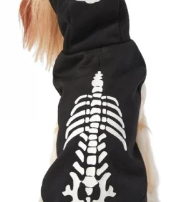 Frisco Glow in the Dark Skeleton Dog & Cat Hoodie -Dog Cat Corner 215630 PT2. SY630 V1625881333