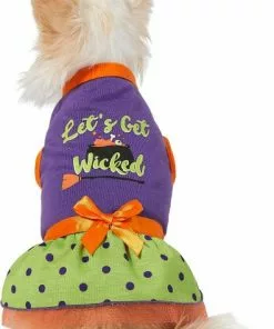 Frisco Let's Get Wicked Dog & Cat Dress -Dog Cat Corner 215769 PT3. SY630 V1633064236