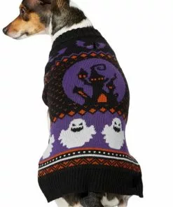 Frisco Spooky Ghost Dog & Cat Sweater -Dog Cat Corner 215797 PT2. SY630 V1625878291