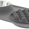 Frisco Silicone Slow Feeder Mat with Stainless Steel Bowl, 1.75 Cups -Dog Cat Corner 215983 MAIN. SY630 V1591020076