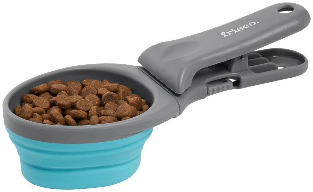 Frisco 2-in-1 Collapsible Food Scoop with Clip, 1 Cup 3 Frisco 2-in-1 Collapsible Food Scoop with Clip, 1 Cup - Image 2