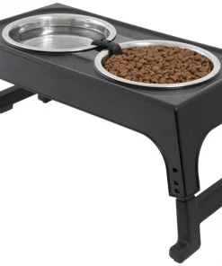 Frisco Stainless Steel Bowls with Adjustable Elevated Holder, 7 Cups 9 Frisco Stainless Steel Bowls with Adjustable Elevated Holder, 7 Cups -Dog Cat Corner 216015 PT2. SY630 V1591020383