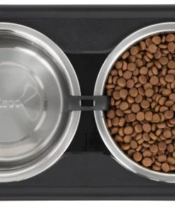 Frisco Stainless Steel Bowls with Adjustable Elevated Holder, 7 Cups 11 Frisco Stainless Steel Bowls with Adjustable Elevated Holder, 7 Cups -Dog Cat Corner 216015 PT4. SY630 V1591020390