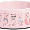 Frisco Pink Cute Cats Melamine Cat Bowl, 1.5 Cup 2 Frisco Pink Cute Cats Melamine Cat Bowl, 1.5 Cup -Dog Cat Corner 216043 MAIN. SY630 V1591020677