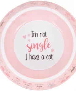 Frisco Pink Cute Cats Melamine Cat Bowl, 1.5 Cup -Dog Cat Corner 216043 PT3. SY630 V1591020690