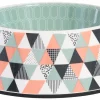 Frisco Colorful Geometric Melamine Bowl -Dog Cat Corner 216052 MAIN. SY630 V1591020737